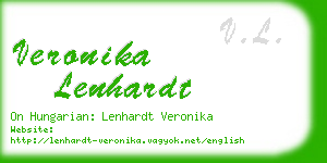 veronika lenhardt business card